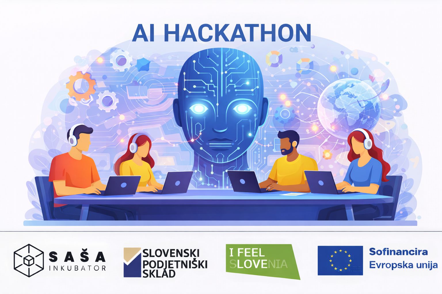 EN za organizacijo in izvedbo pred-inkubacijskega programa v obliki hackathona – Code the future with AI